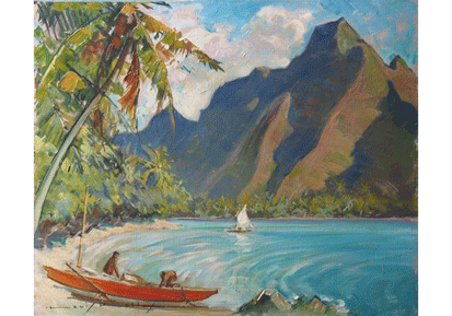 <p>Tahiti La baie de Cook</p>